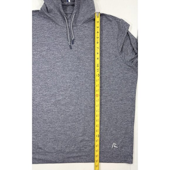 Rhoback Mens Performance Hoodie Size 2XL Heather Golf Athleisure Drawstring - Picture 12 of 12